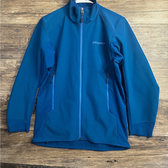 Patagonia Blue Performance Jacket Shell Mens XS - Picture 1 of 11